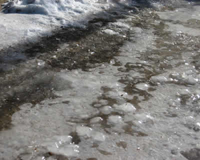 Ice Management from Schmidts Landscaping