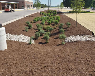 Belgium Mulching Services from Schmidts Landscaping